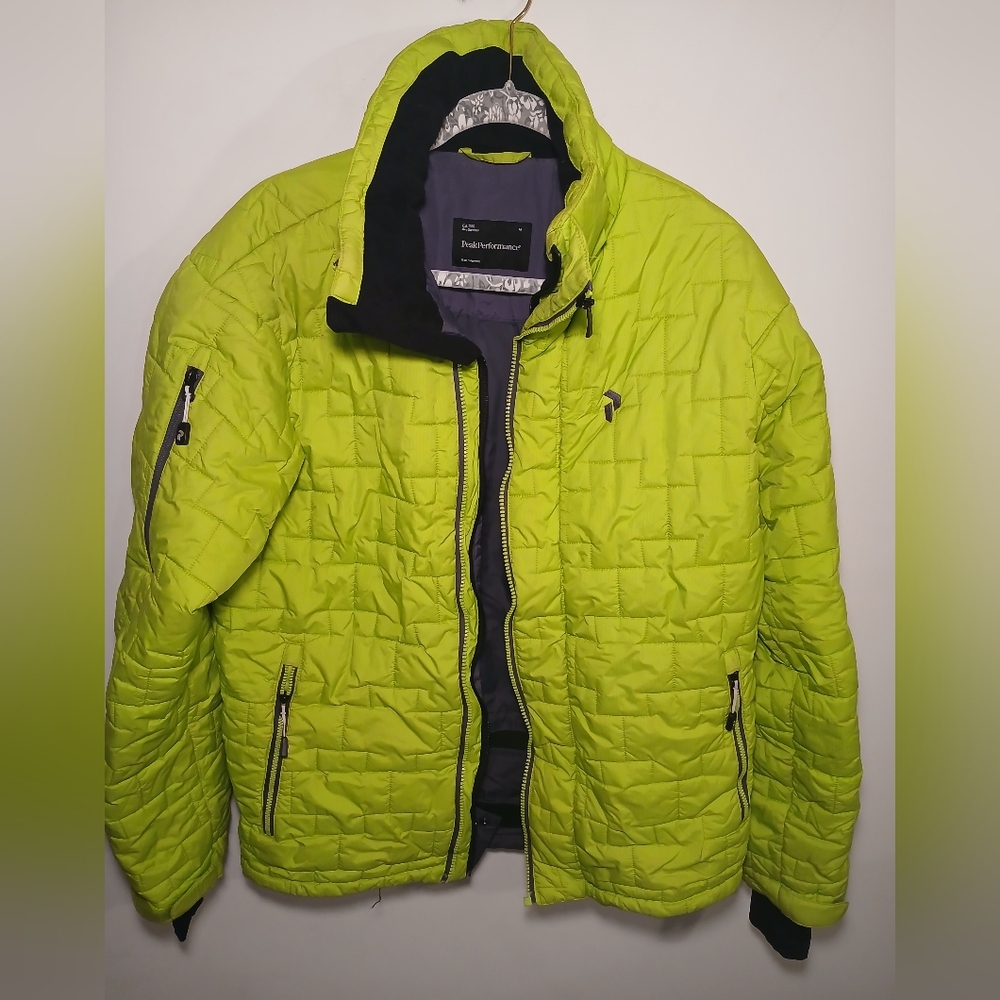 Peak Performance Osaka Thermalite Jacket Chartreuse Green